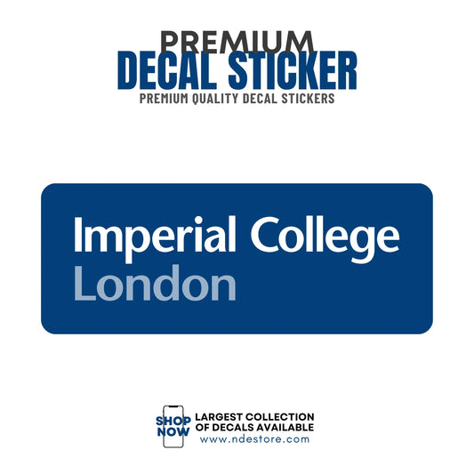 STICKER DECAL IMPERIAL COLLEGE LONDON