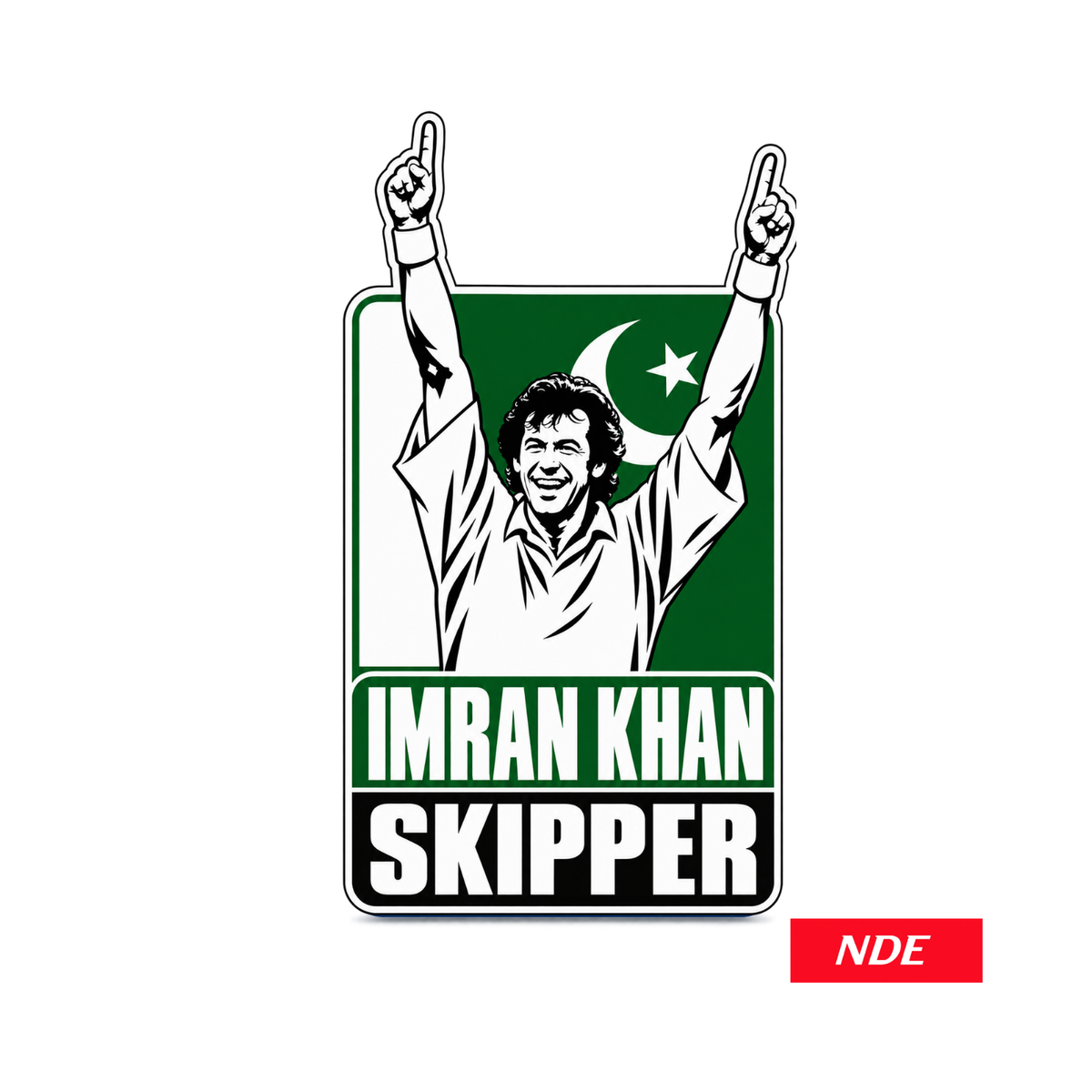 Imran Khan PTI Global Leader Series vinyl cut decal sticker