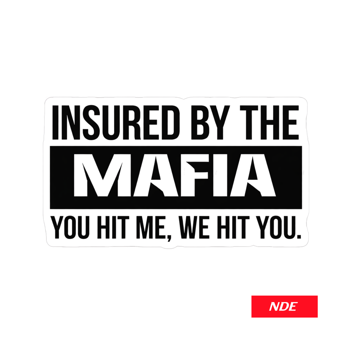 STICKER DECAL MAFIA