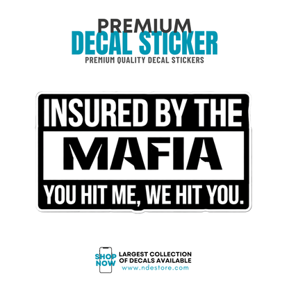 STICKER DECAL MAFIA