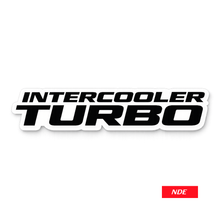 STICKER DECAL TURBO INTERCOOLER