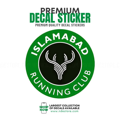 STICKER DECAL ISLAMABAD RUNNING CLUB