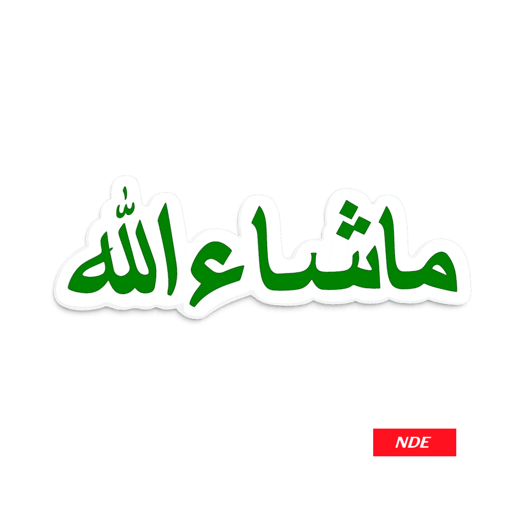 STICKER DECAL ISLAMIC MASHALLAH