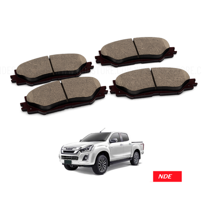BRAKE DISC PAD SET FRONT AKEBONO FOR ISUZU DMAX
