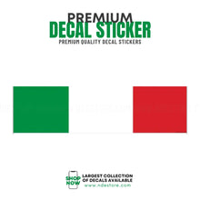 STICKER DECAL ITALY FLAG