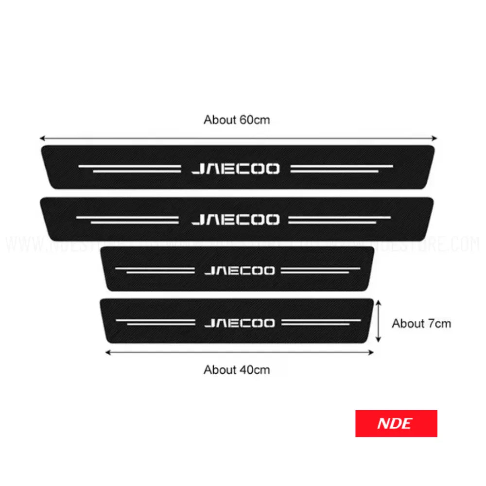 DOOR SILL AREA PROTECTION CARBON FIBER FOR JAECOO