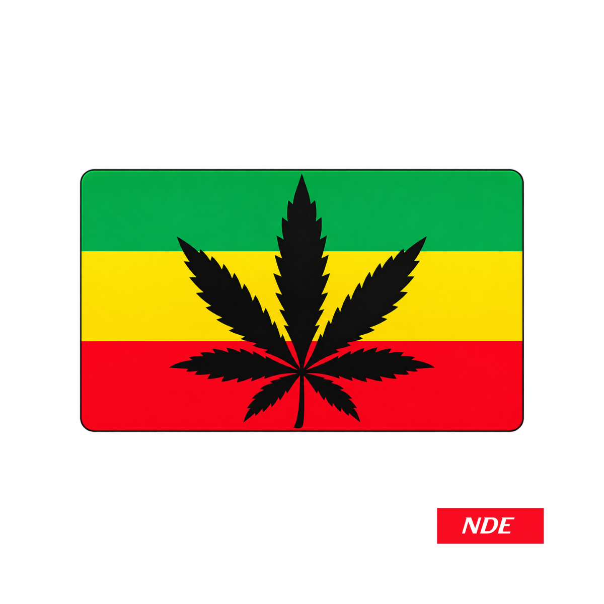 STICKER DECAL JAMAICA LEAF
