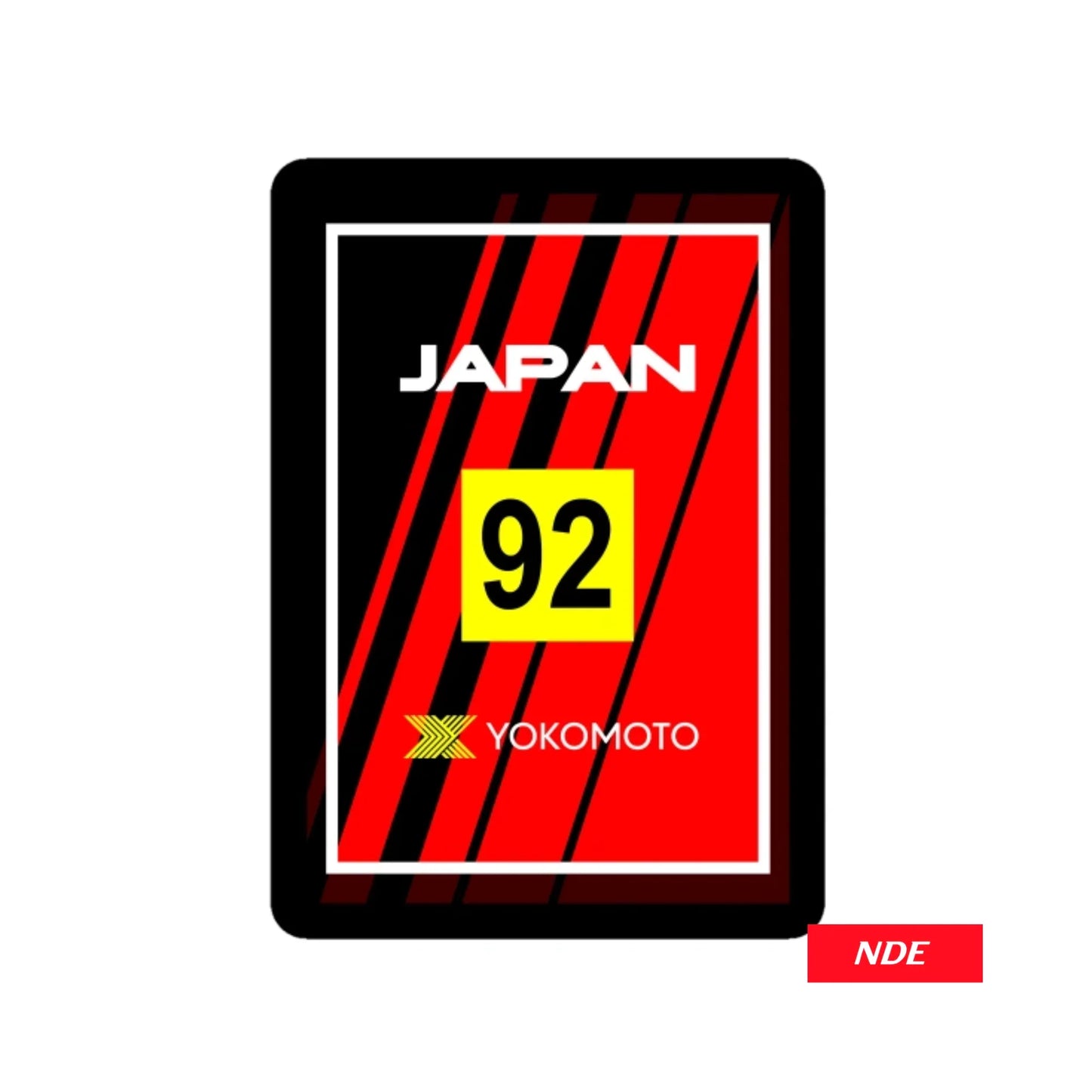 STICKER DECAL JAPAN YOKOMOTO 92