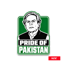 STICKER DECAL PRIDE OF PAKISTAN JAVED HASHMI