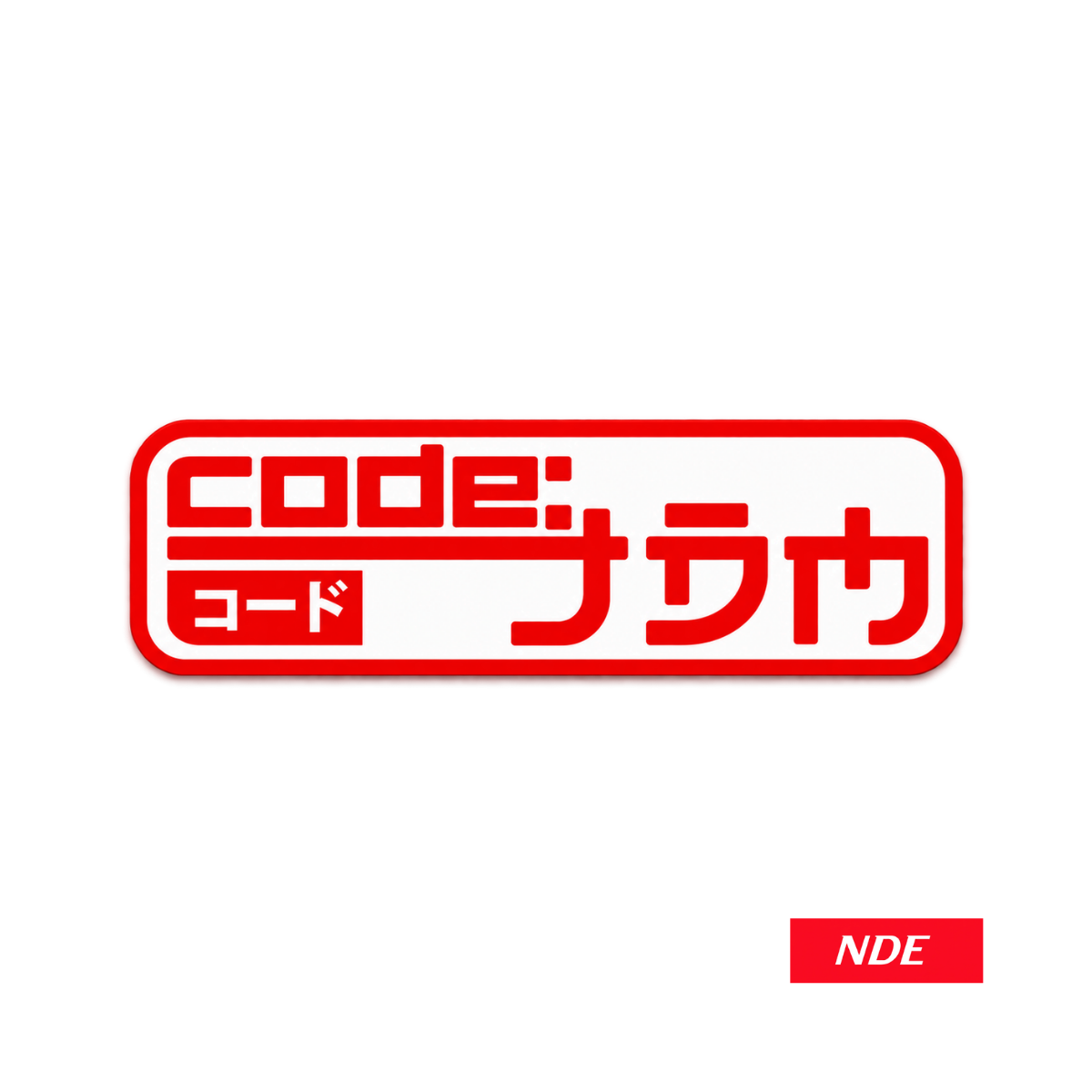 STICKER DECAL CODE JDM