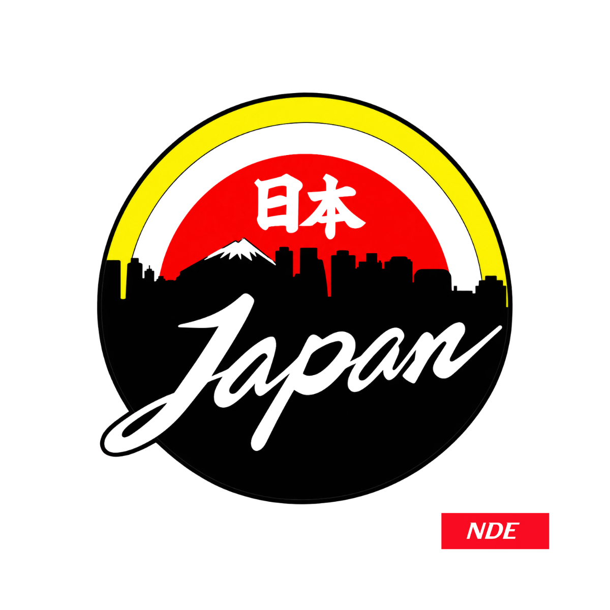 STICKER DECAL FUJI JAPAN JDM