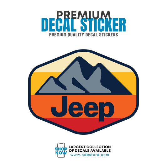 STICKER DECAL JEEP