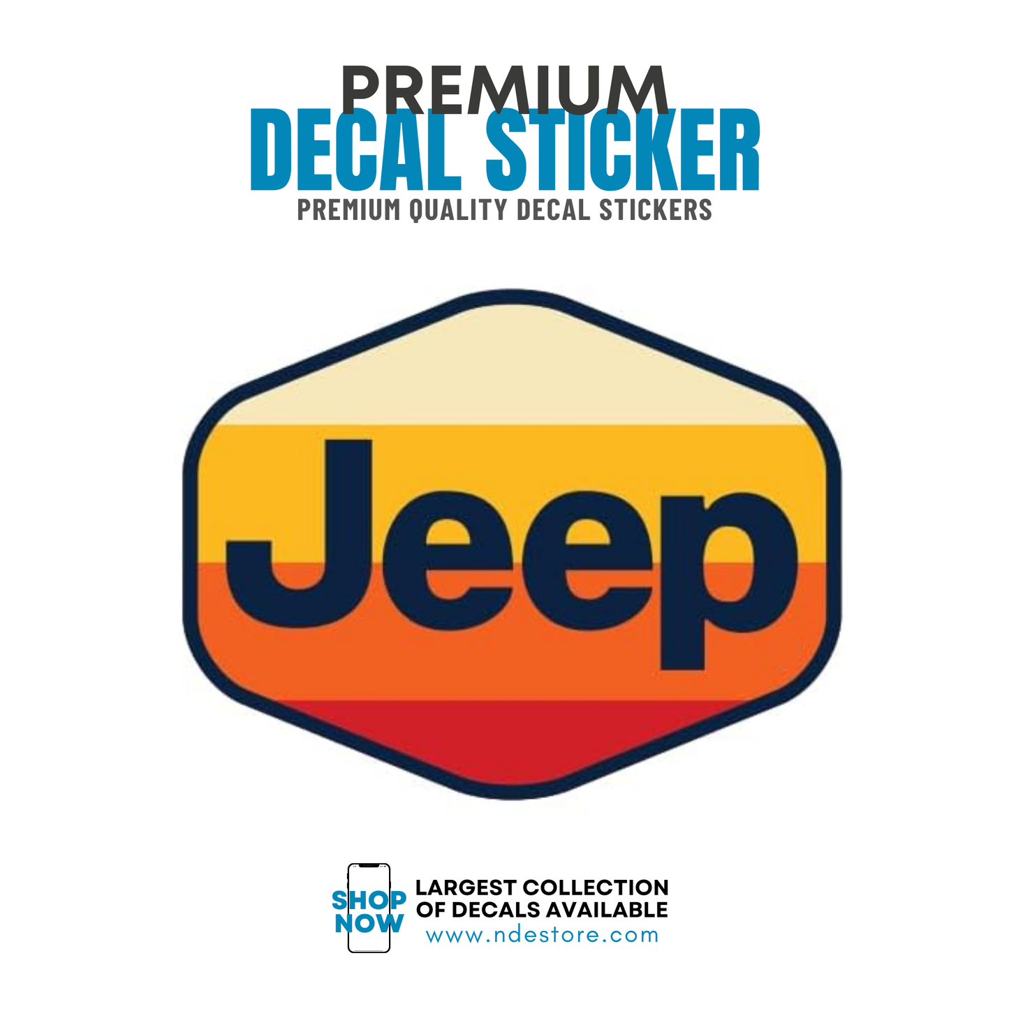 STICKER DECAL JEEP