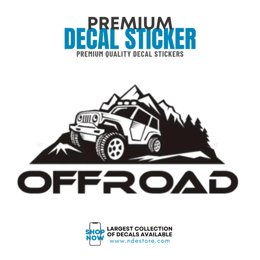 STICKER DECAL JEEP OFF ROAD
