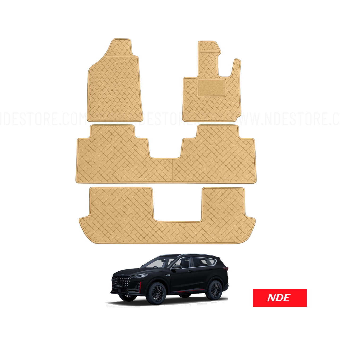 FLOOR MAT FLAT 7D STYLE FOR JETOUR X70