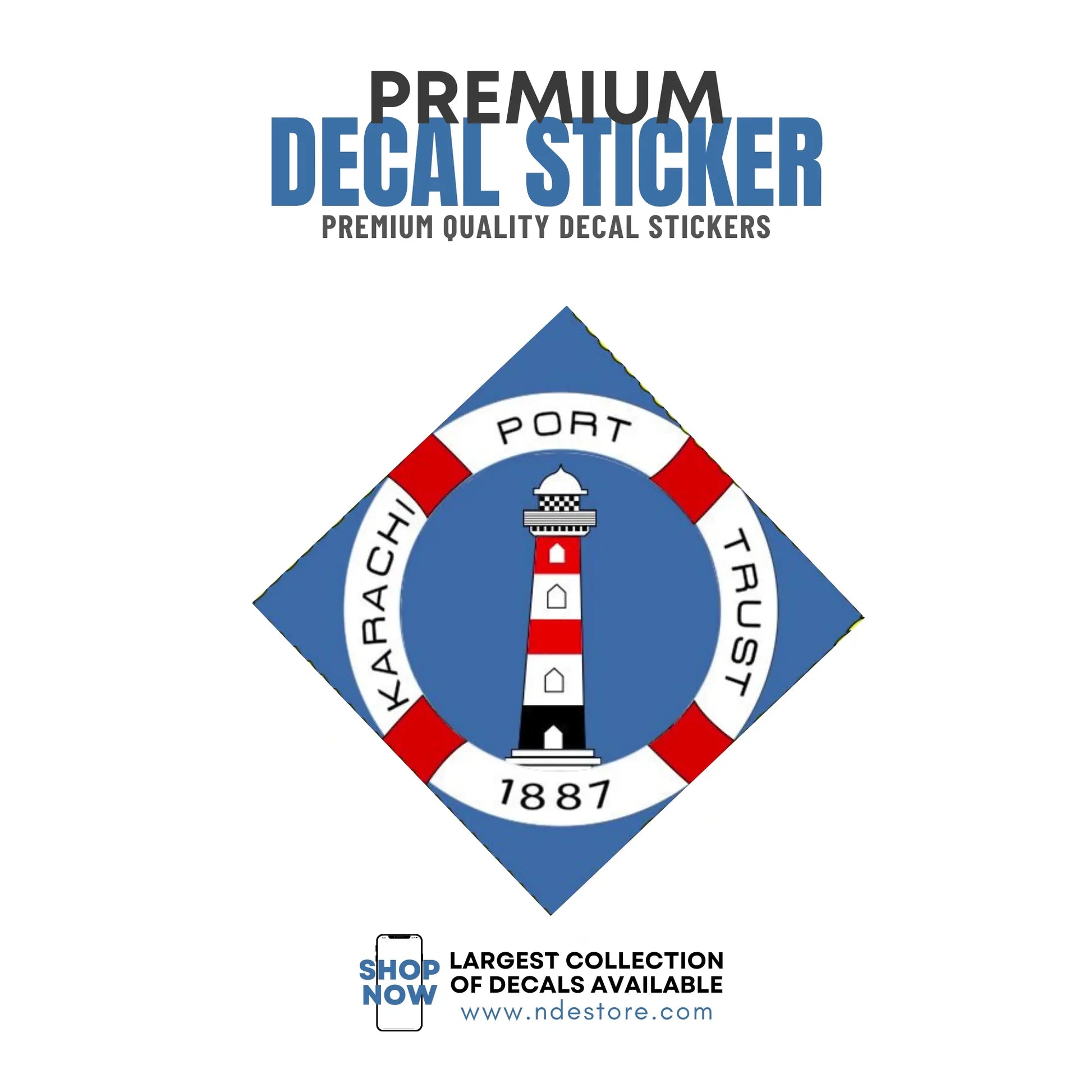 STICKER DECAL KARACHI PORT TRUST