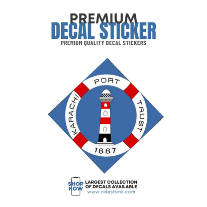 STICKER DECAL KARACHI PORT TRUST