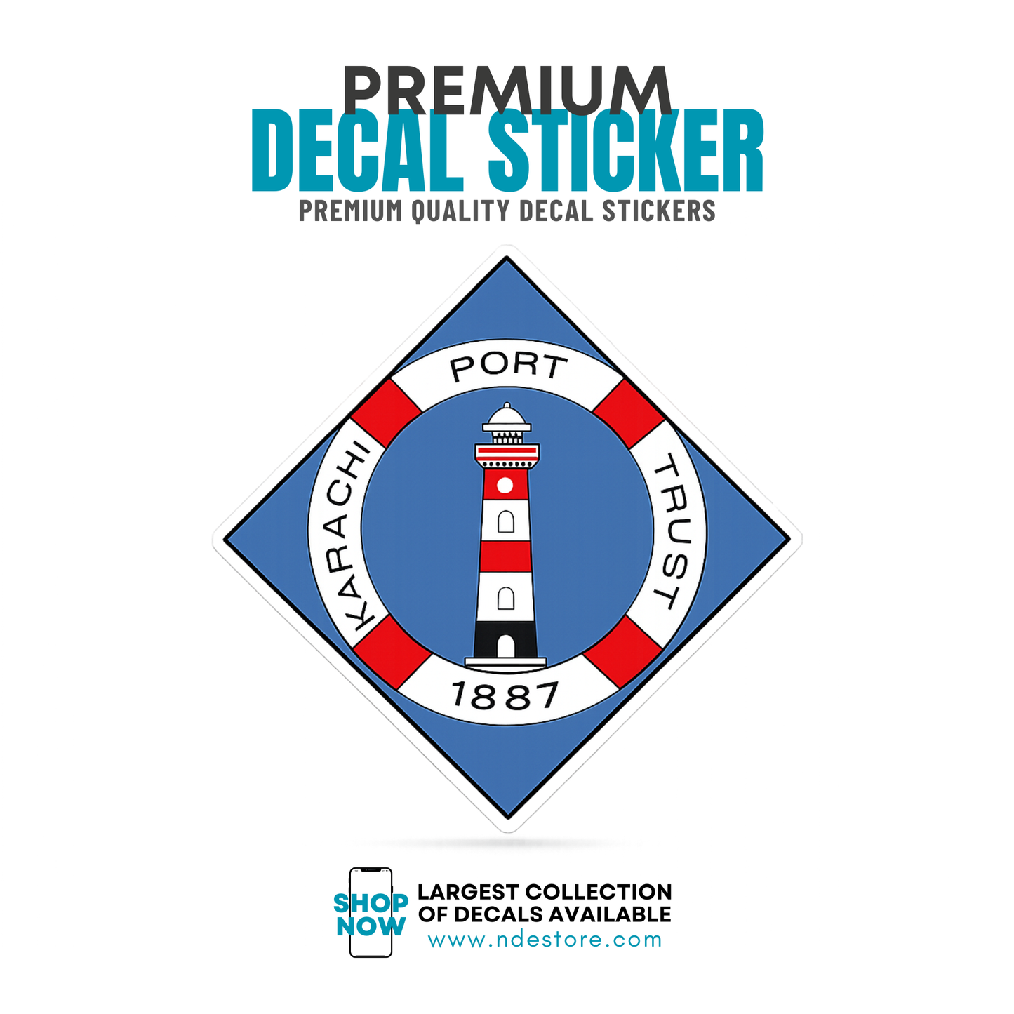STICKER DECAL KARACHI PORT TRUST