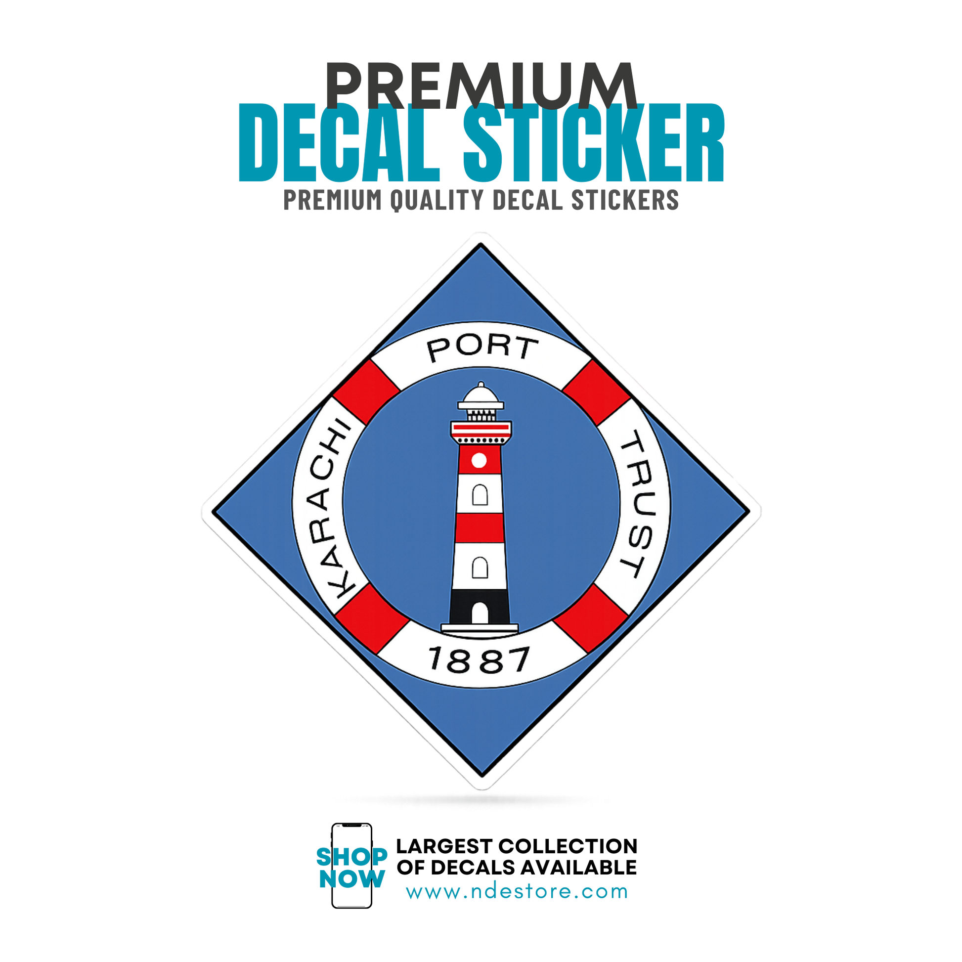 STICKER DECAL KARACHI PORT TRUST