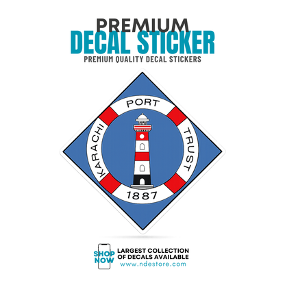 STICKER DECAL KARACHI PORT TRUST