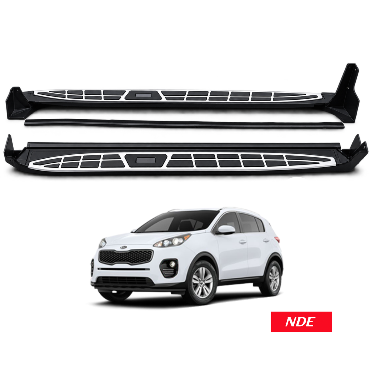 SIDE STEP SET COMPLETE KIT FOR KIA SPORTAGE
