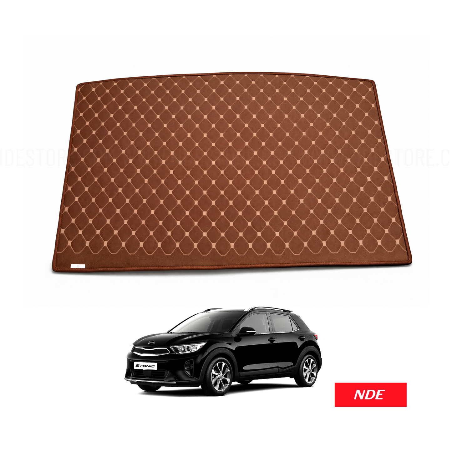 TRUNK FLOOR MAT 7D STYLE FOR KIA STONIC