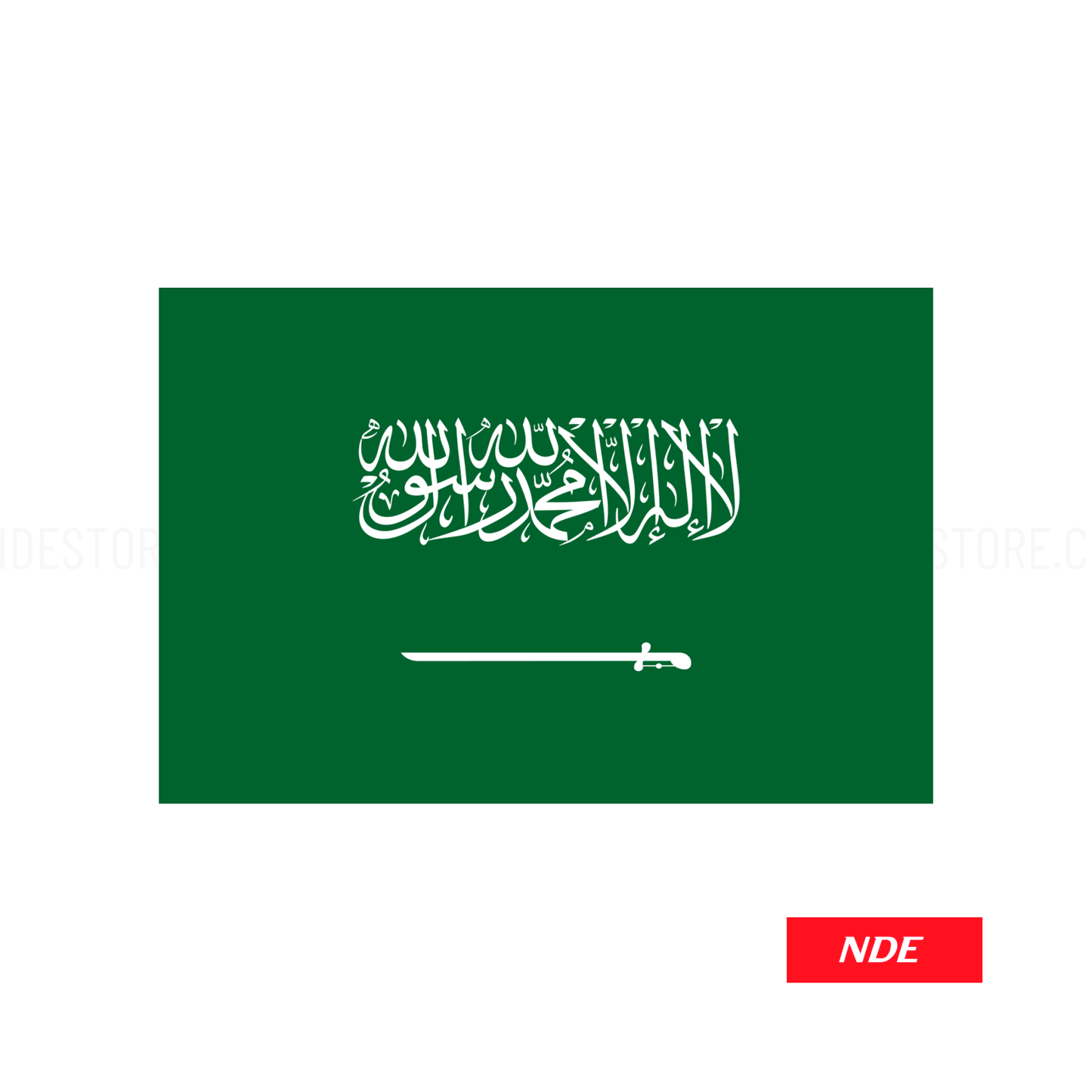 STICKER DECAL KSA FLAG