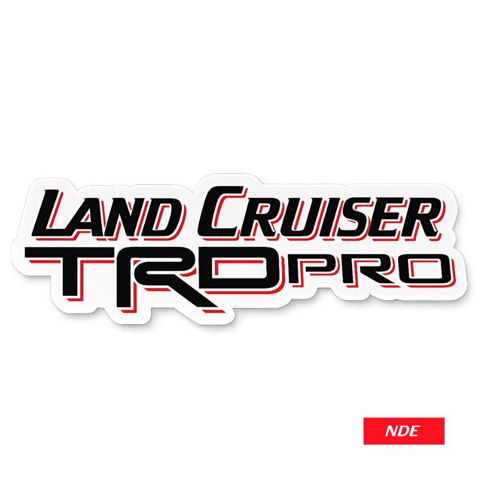 STICKER DECAL LAND CRUISER TRD PRO
