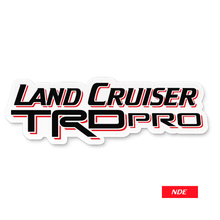STICKER DECAL LAND CRUISER TRD PRO