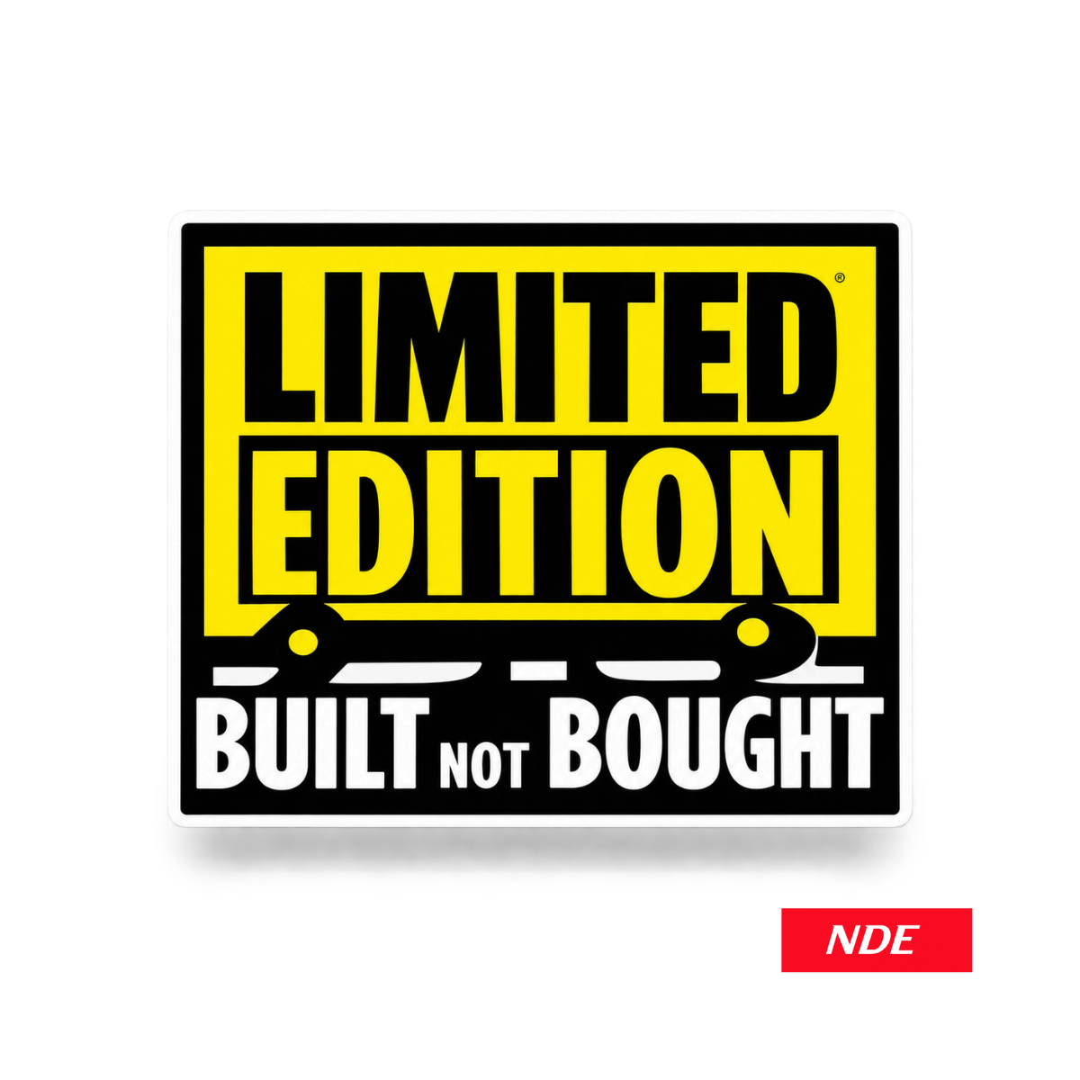 DECAL STICKER LIMITED EDITION BUILT NOT BOUGHT
