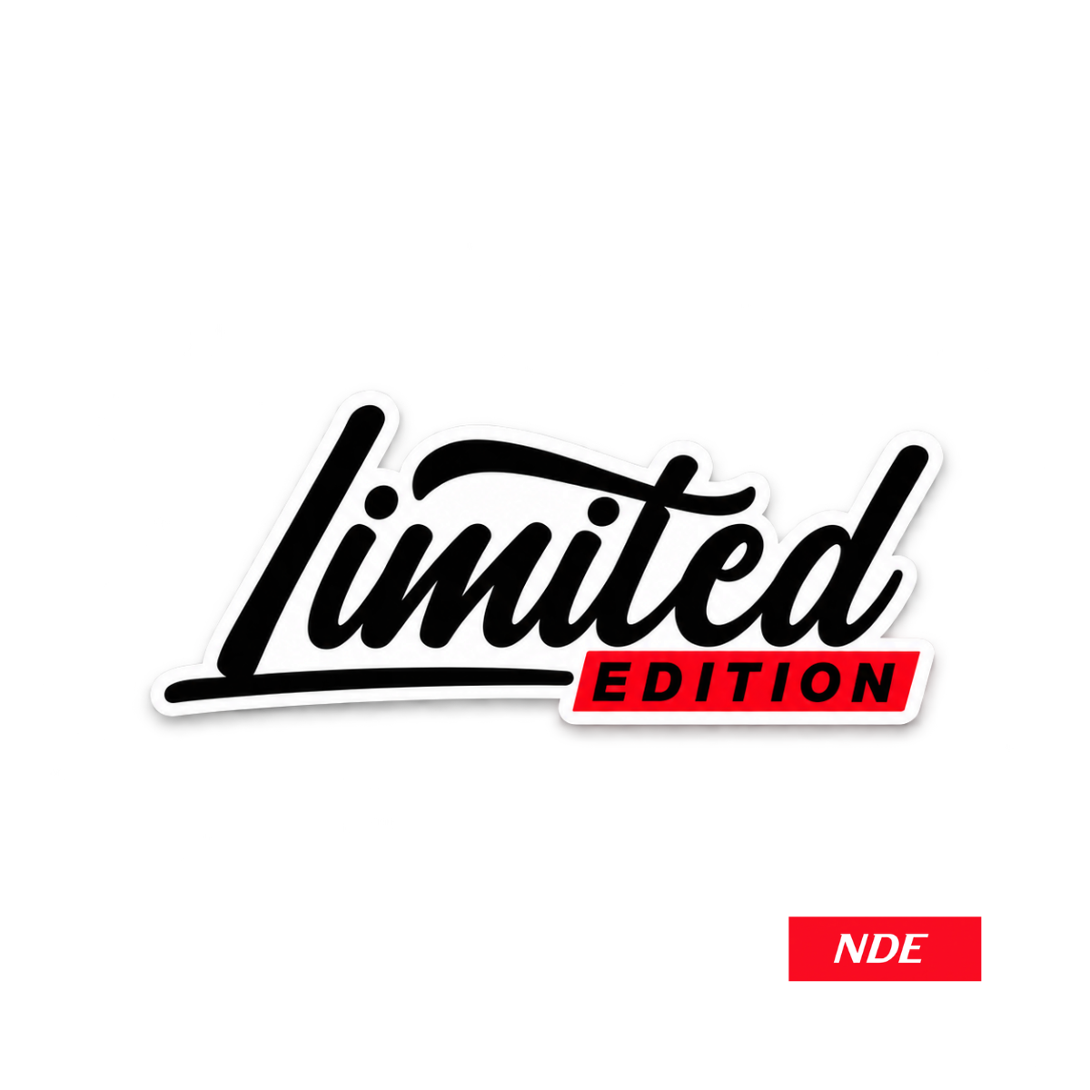 DECAL STICKER LIMITED EDITION RED