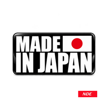 STICKER DECAL MADE IN JAPAN BLACK JDM