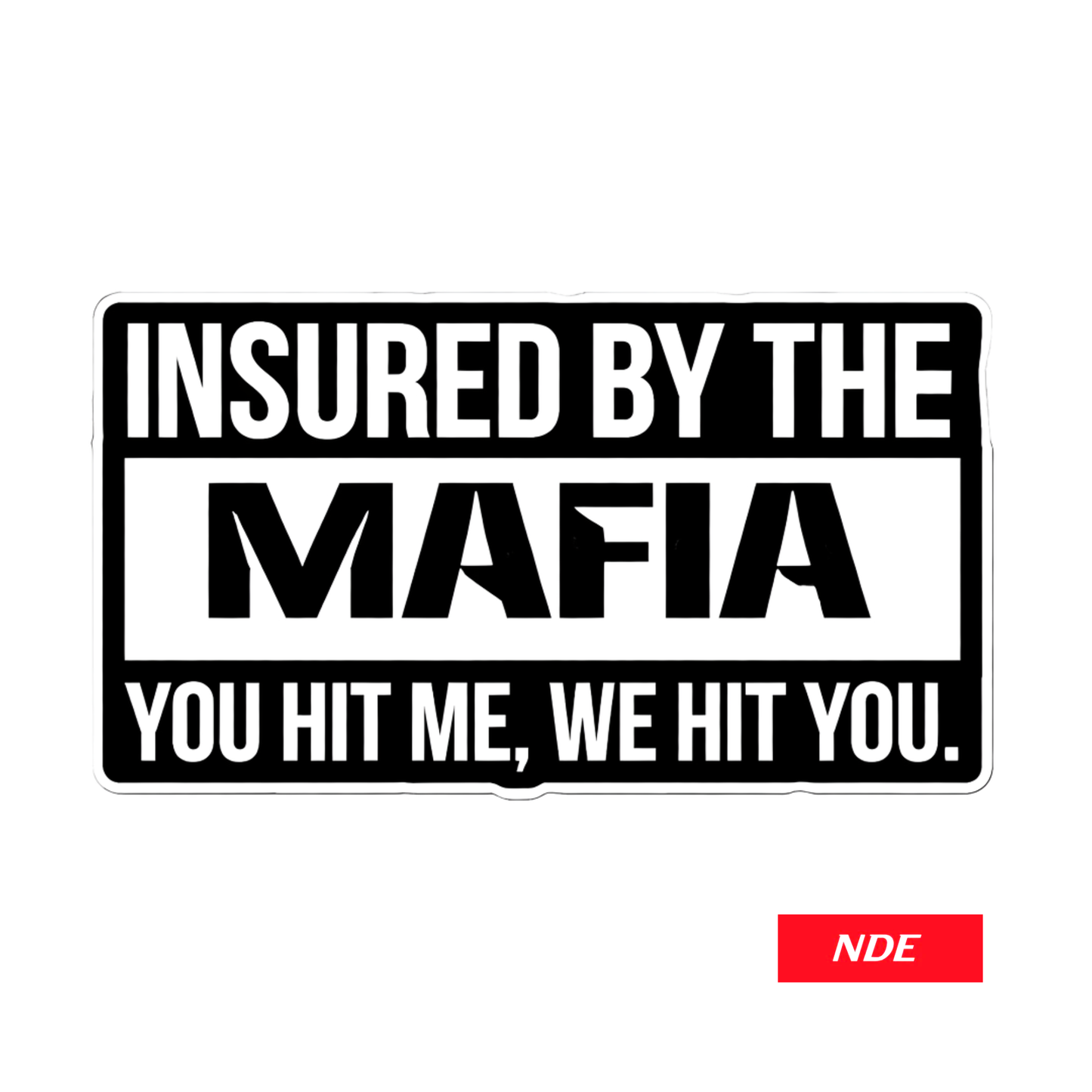 STICKER DECAL MAFIA