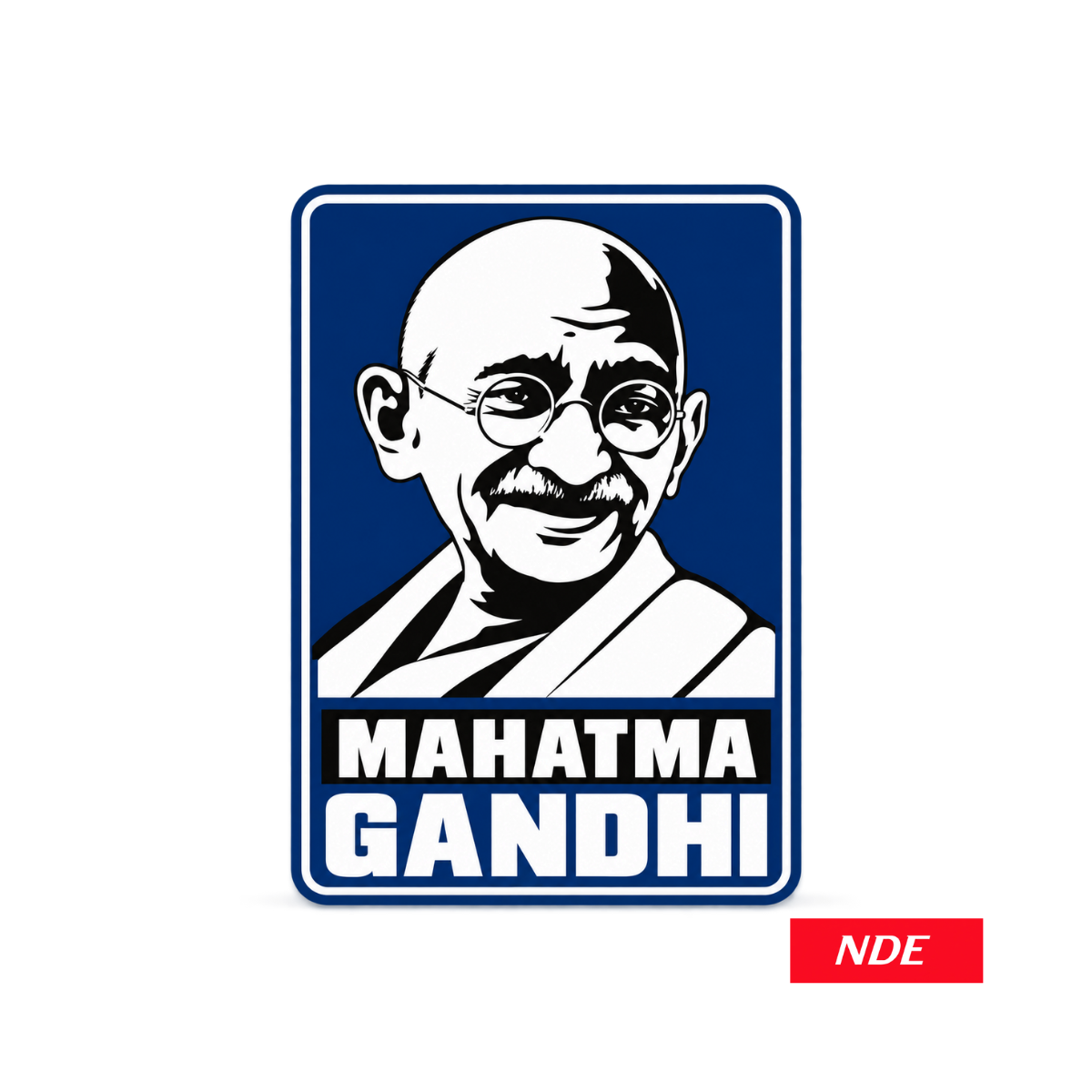 STICKER DECAL MAHATMA GANDHI
