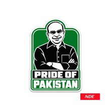 STICKER DECAL PRIDE OF PAKISTAN MALIK RIAZ