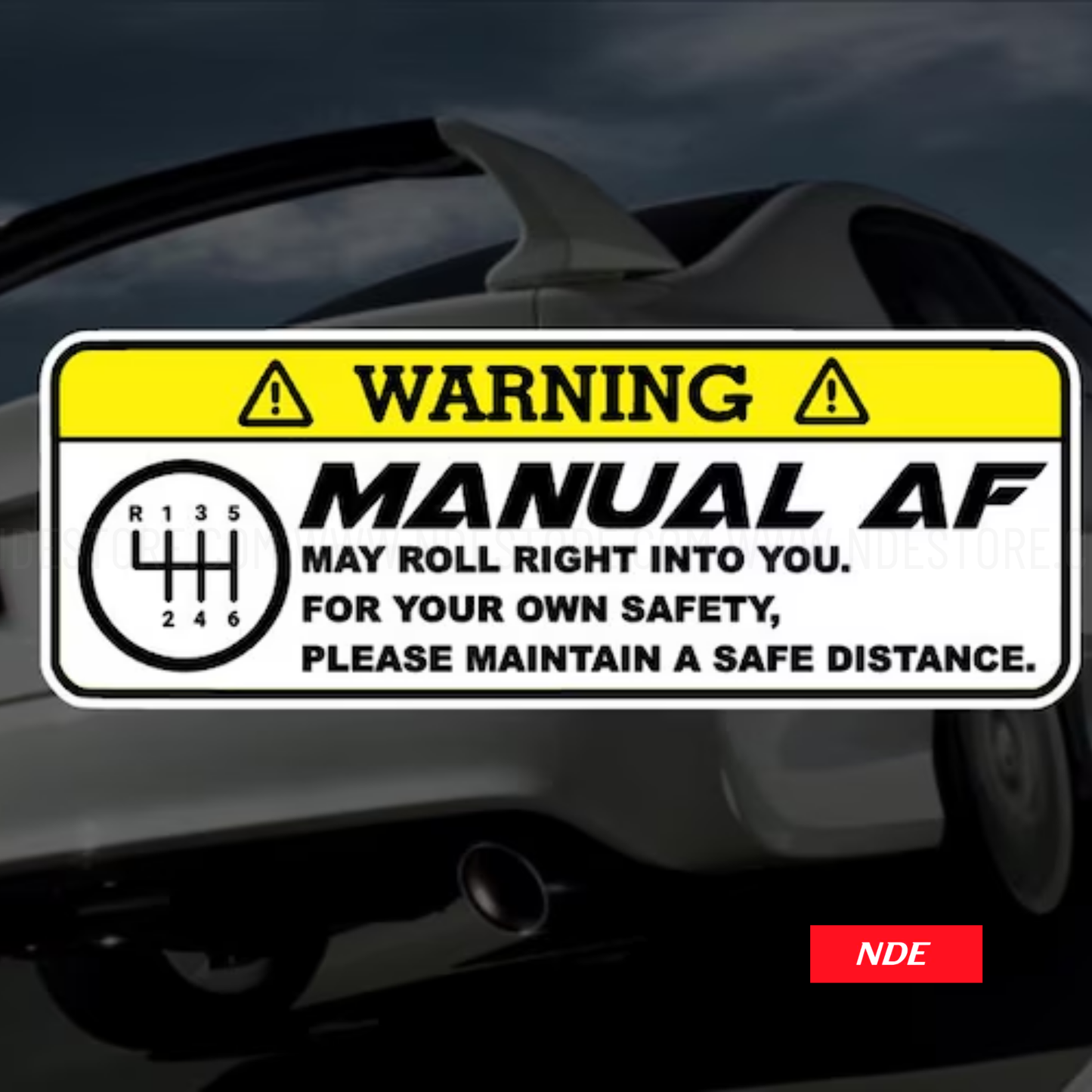 STICKER DECAL MANUAL AF