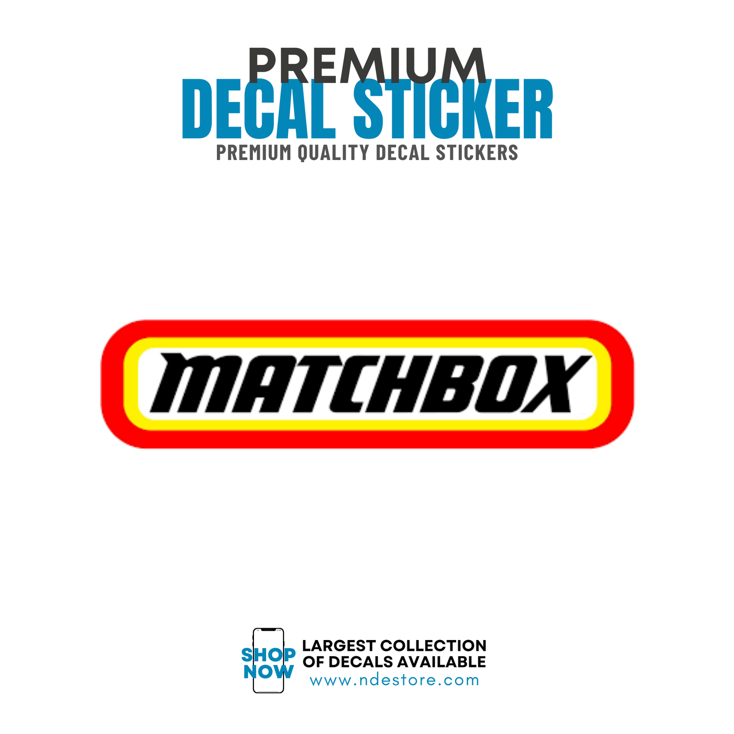 DECAL STICKER MATCHBOX
