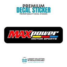 STICKER DECAL MAX POWER MOTORSPORTS