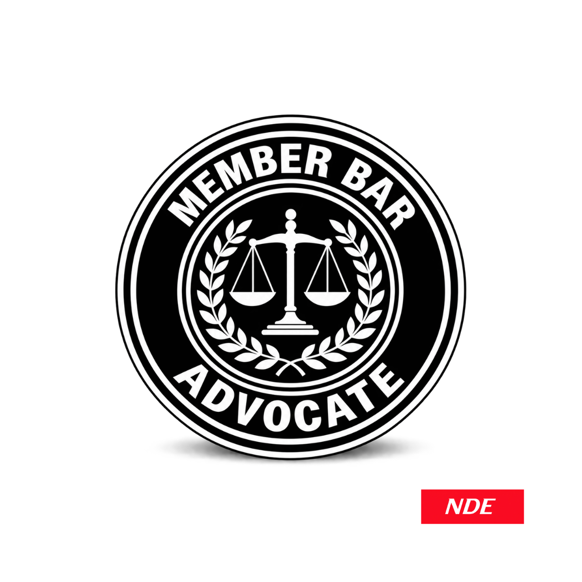 STICKER DECAL MEMBER BAR ADVOCATE