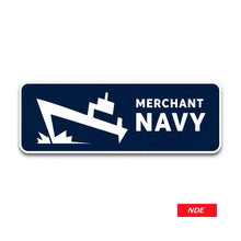 STICKER DECAL MERCHANT NAVY