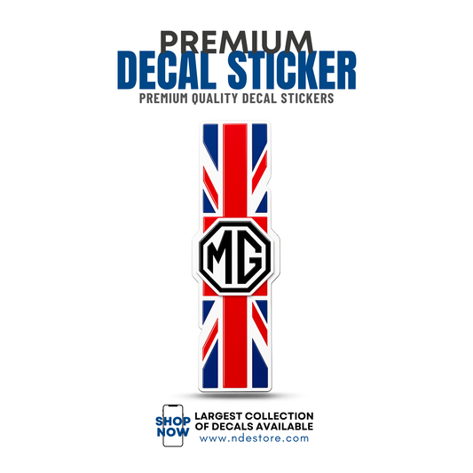 STICKER DECAL MG UK FLAG