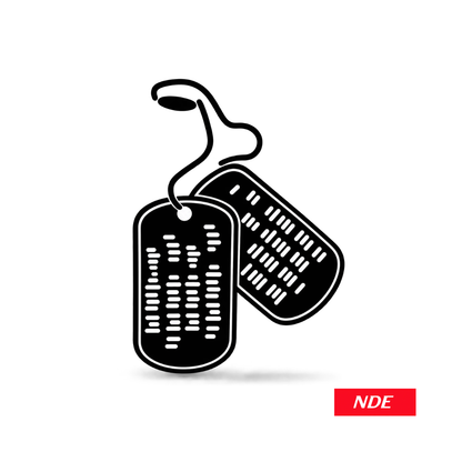 STICKER DECAL TAG MILITARY