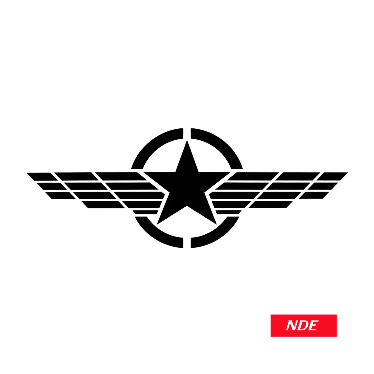 STICKER DECAL MILITARY STAR