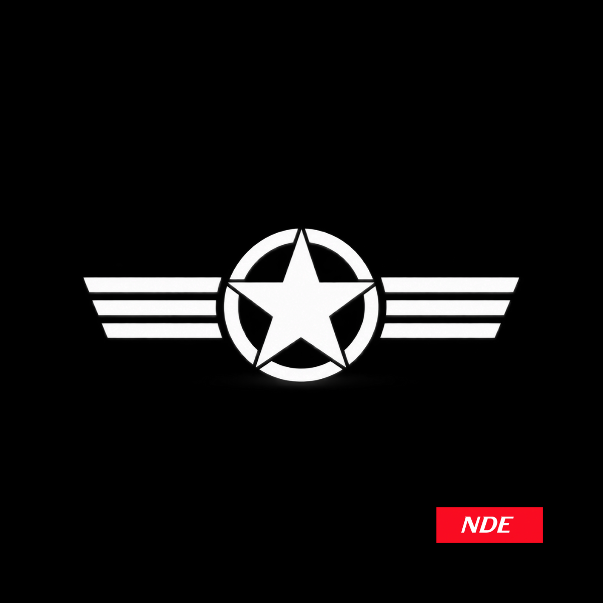 STICKER DECAL MILITARY STAR