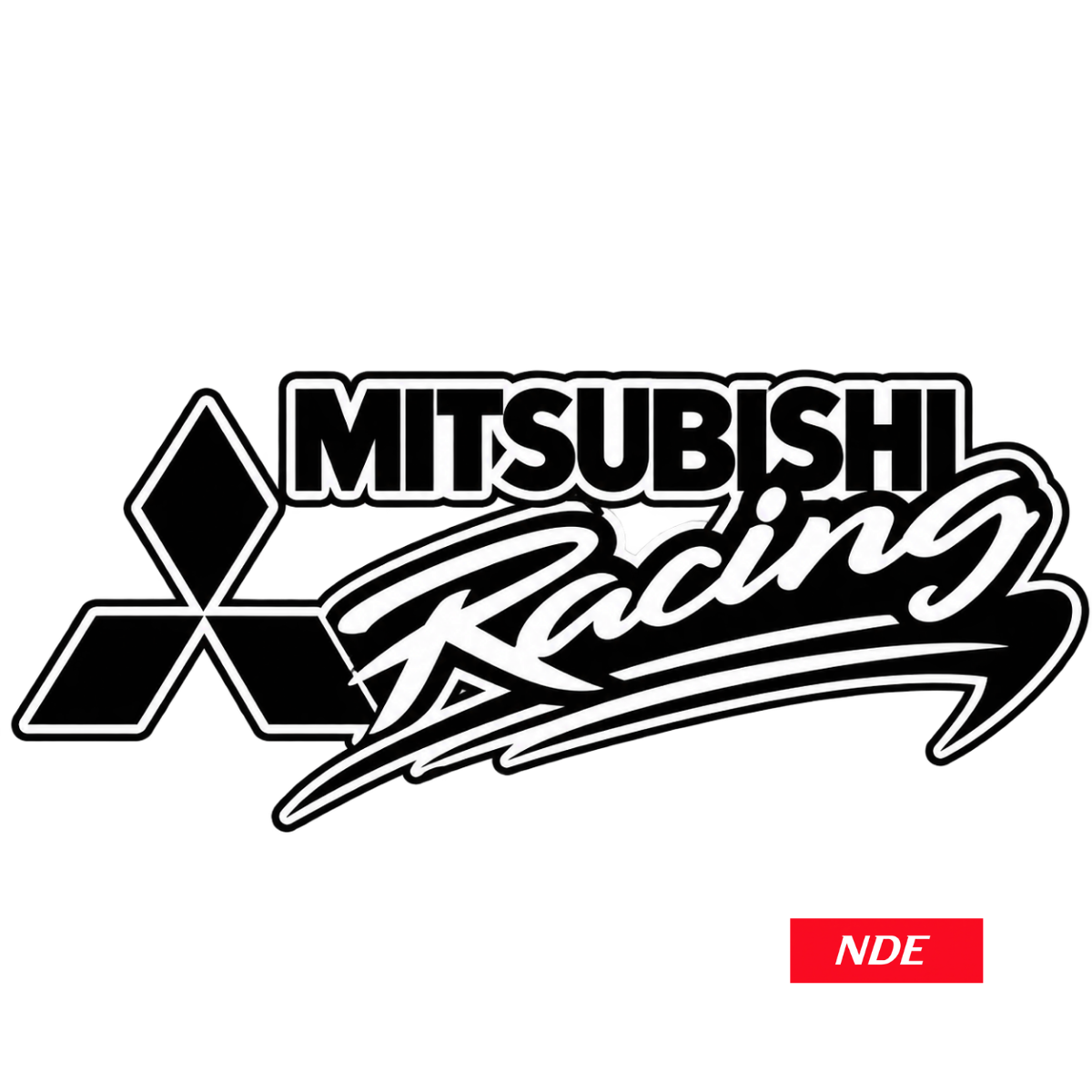 STICKER DECAL MITSUBISHI RACING