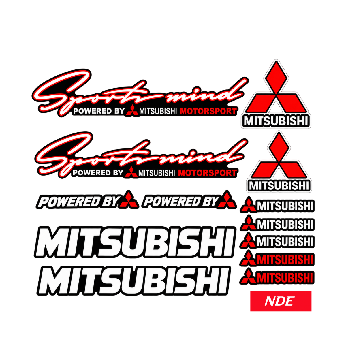 STICKER DECAL MITSUBISHI STICKER KIT