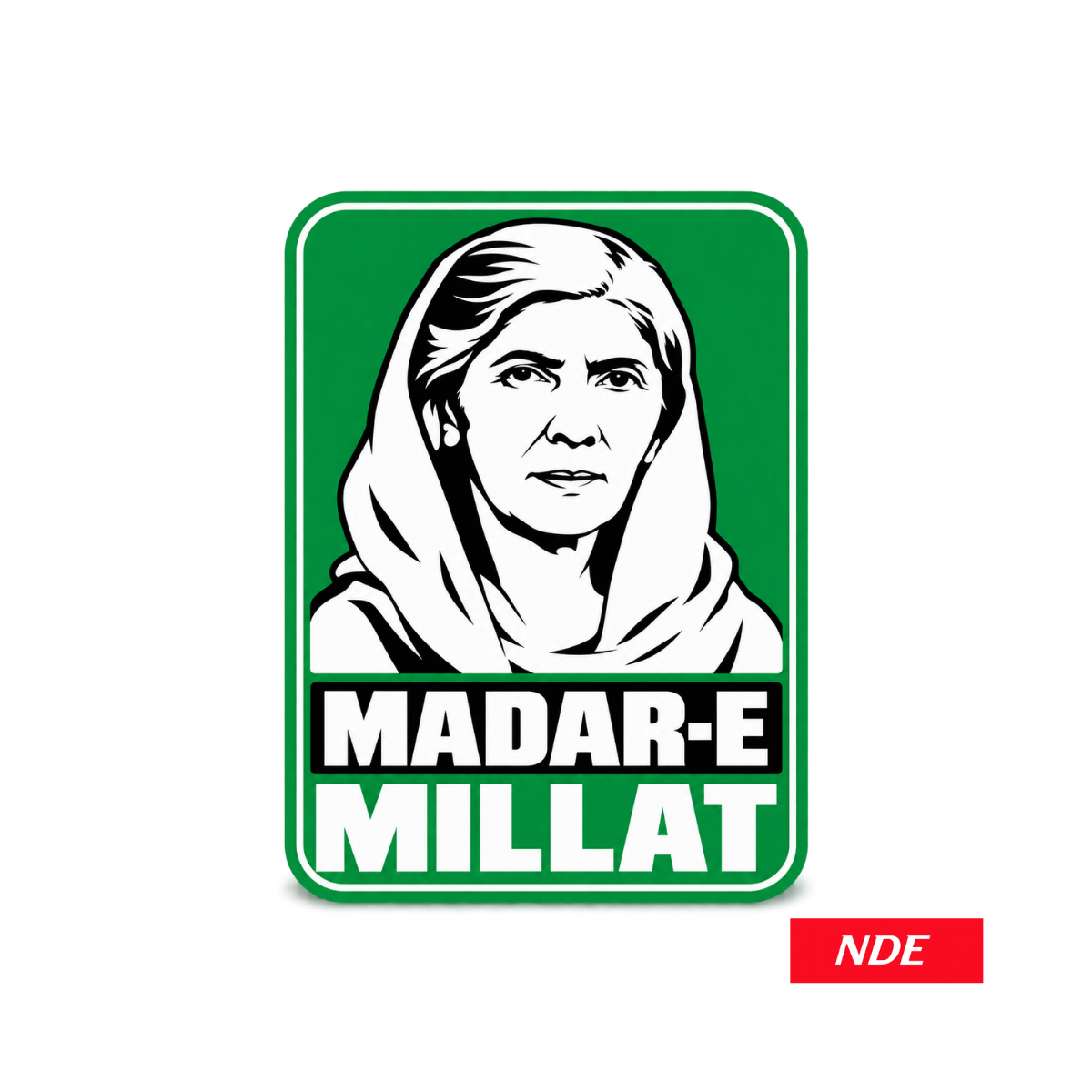 STICKER DECAL FATIMA JINNAH