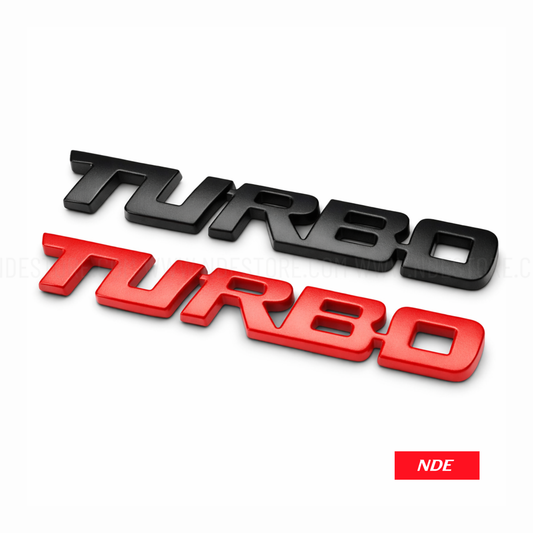 MONOGRAM EMBLEM TURBO 3D METAL ALLOY