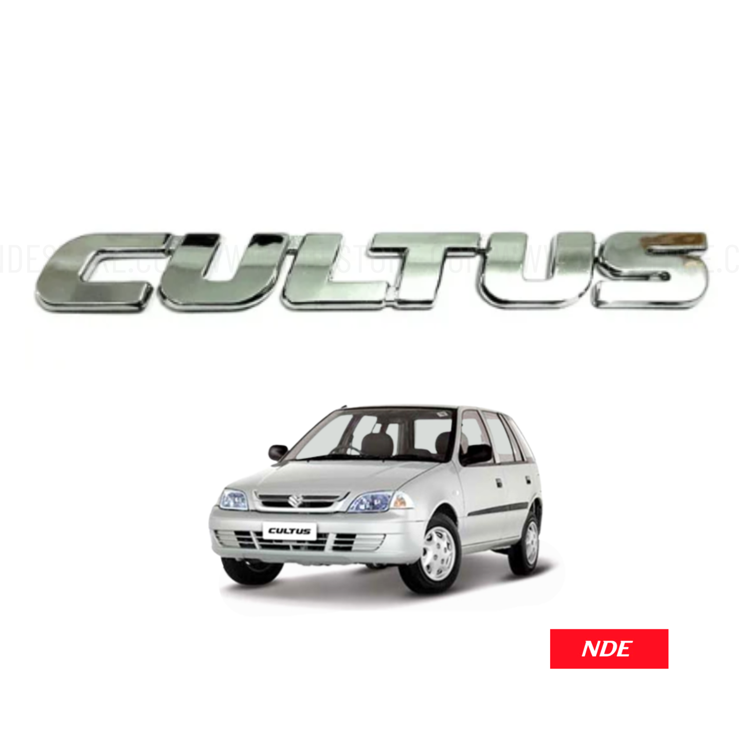 MONOGRAM EMBLEM REAR TRUNK CULTUS