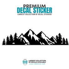STICKER DECAL MOUNTAIN